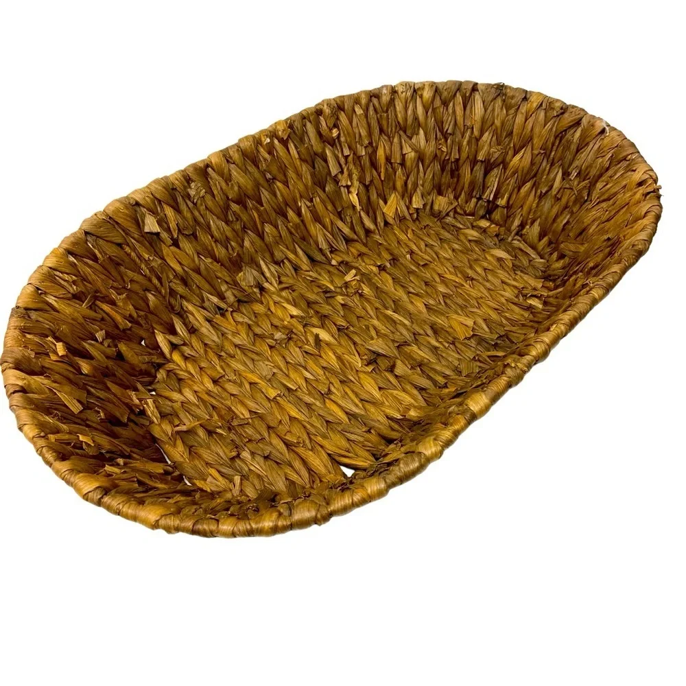SeaGrass | Brown Oval Basket | 14.5